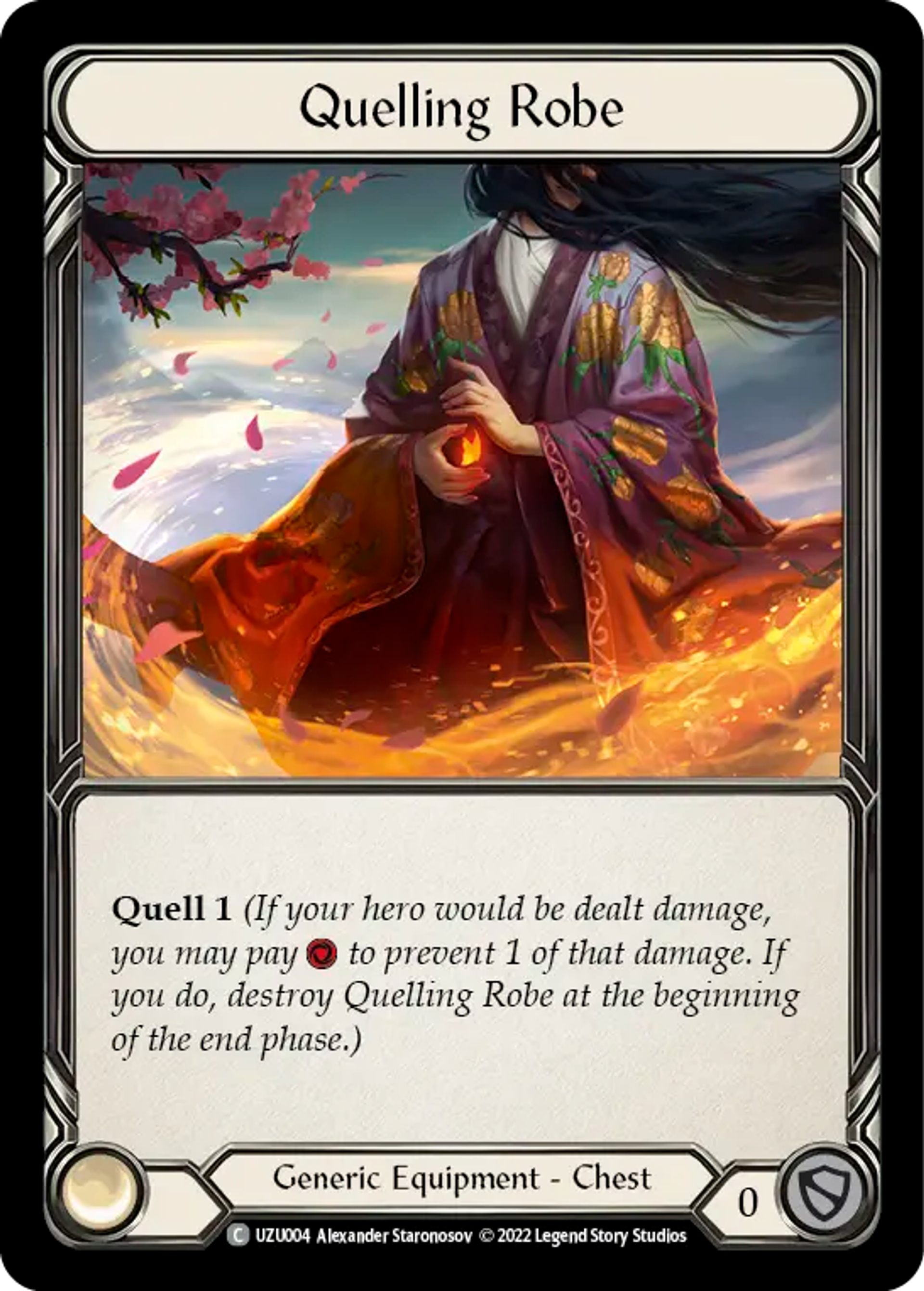 Quelling Robe — Uzuri - Blitz Deck — Flesh and Blood