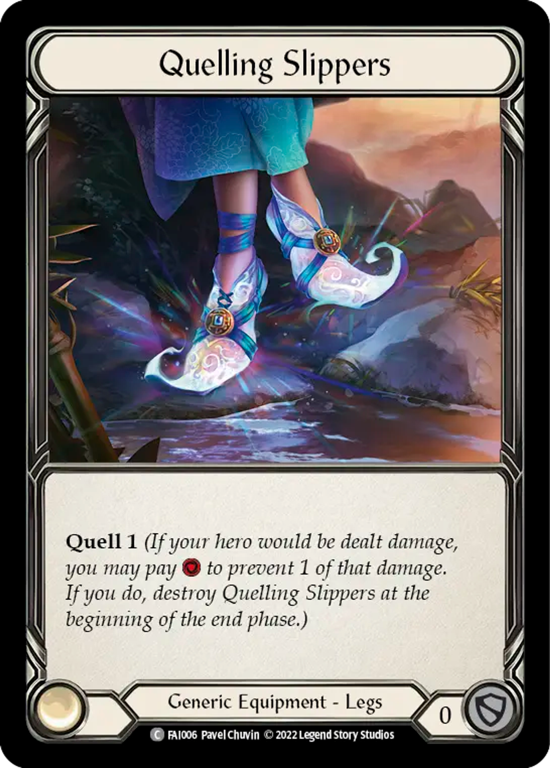 Quelling Slippers — Fai - Blitz Deck — Flesh and Blood