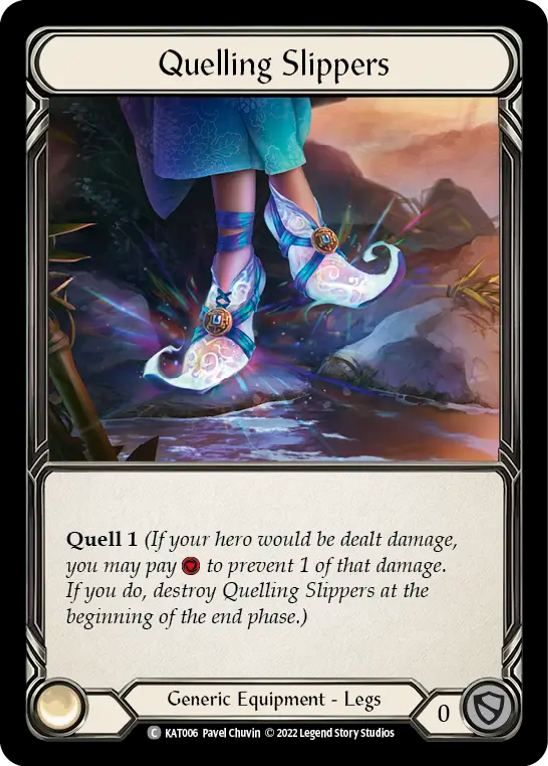 Quelling Slippers — Katsu - Blitz Deck — Flesh and Blood