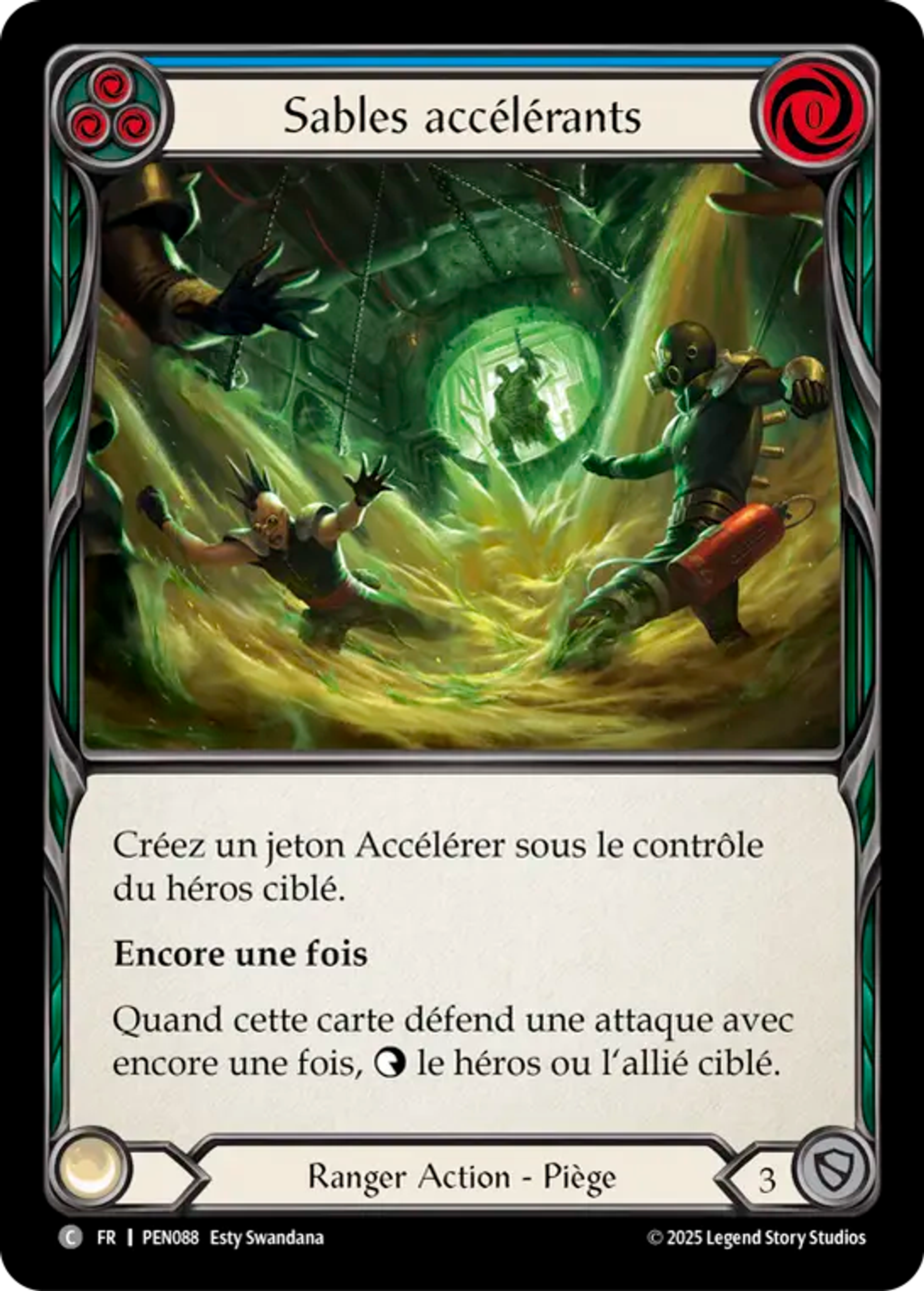 Quickening Sand (Blue) — Compendium of Rathe — Flesh and Blood