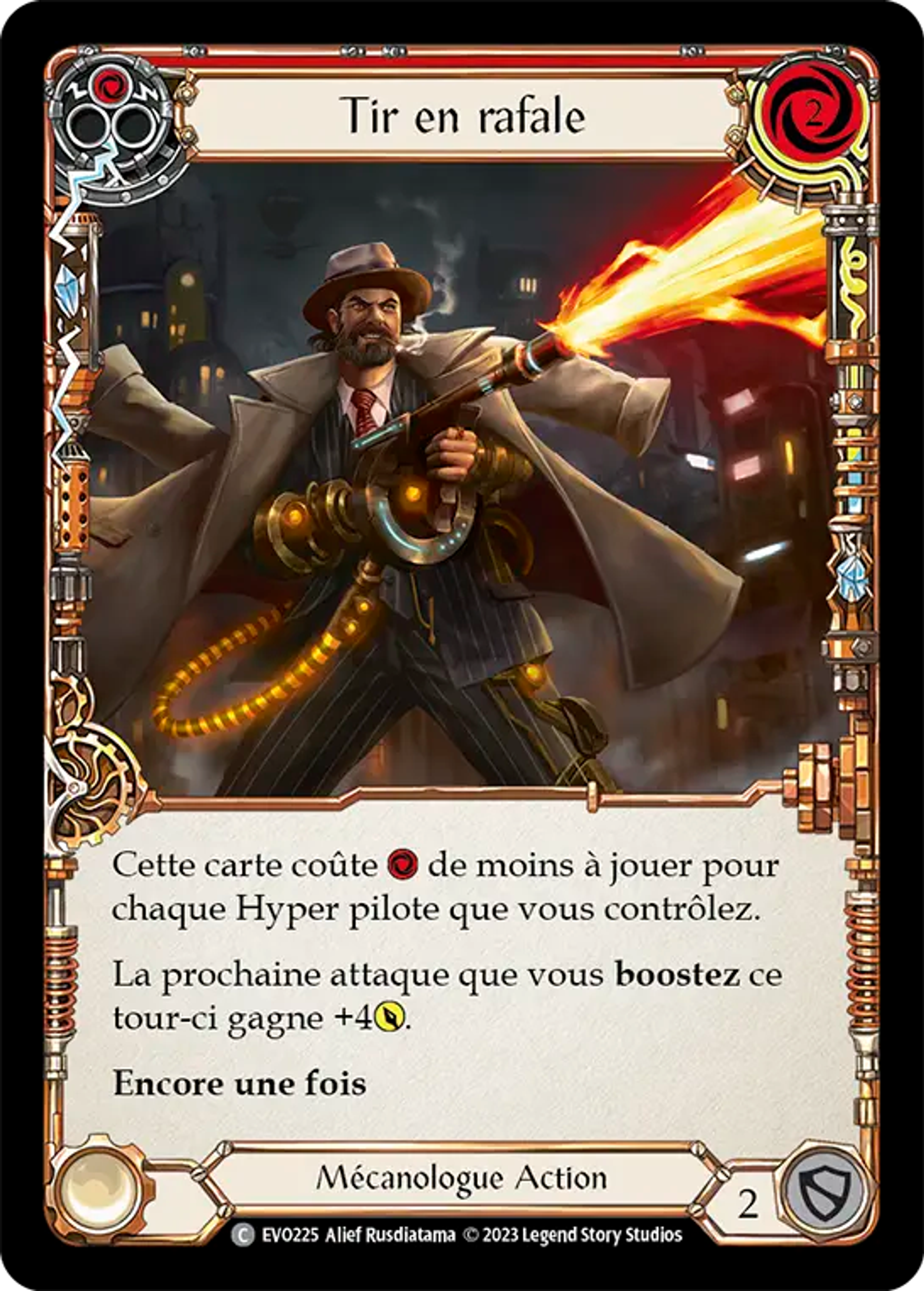 Tir en rafale — Bright Lights — Flesh and Blood