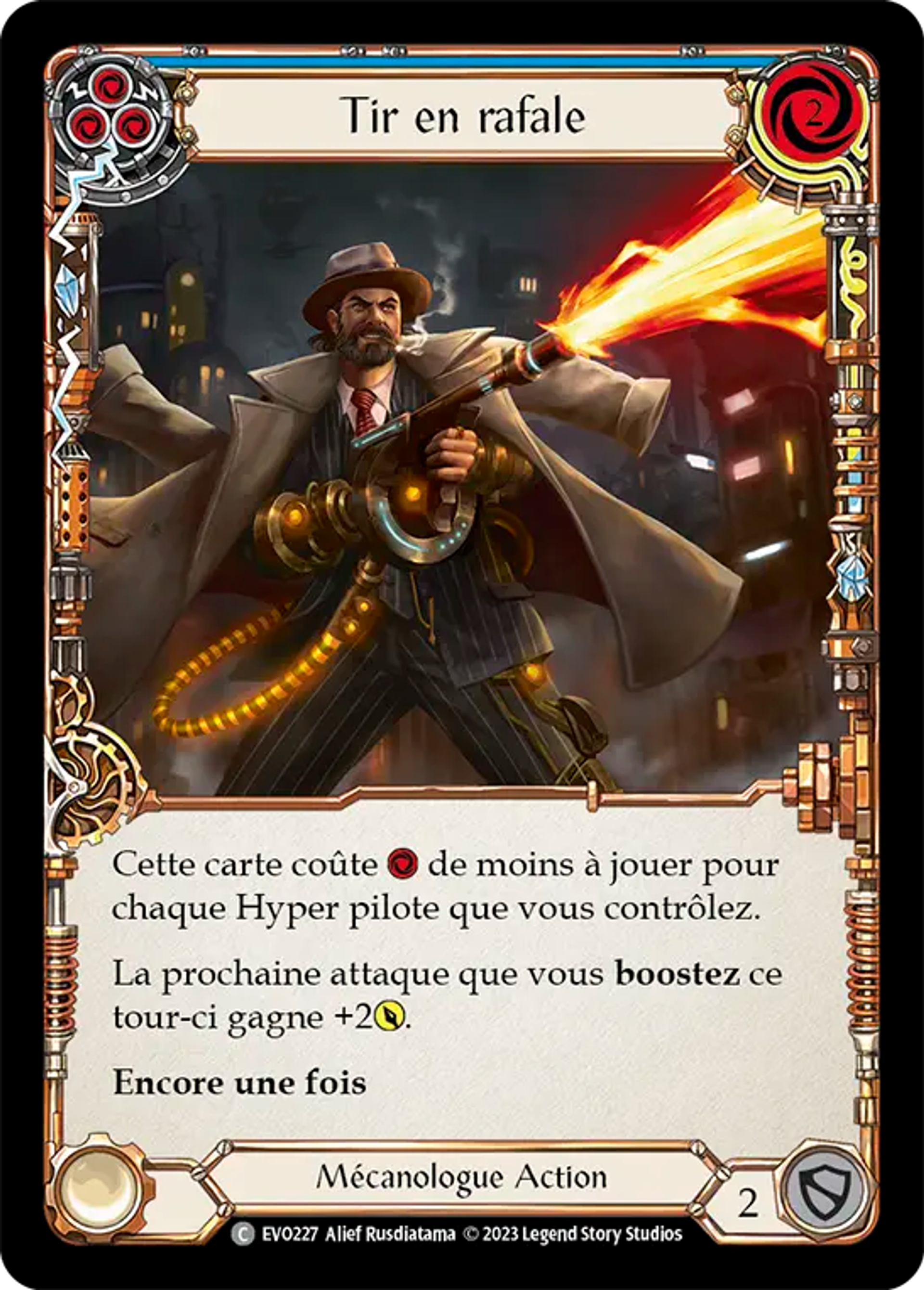 Tir en rafale — Bright Lights — Flesh and Blood