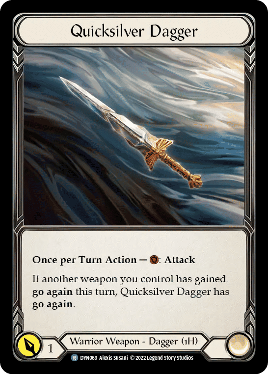 Quicksilver Dagger — Dynasty — Flesh and Blood