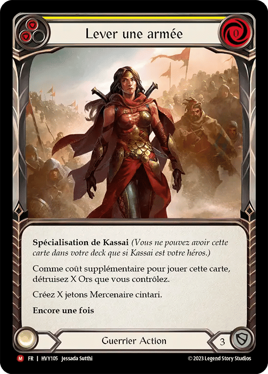 Lever une armée — Heavy Hitters — Flesh and Blood
