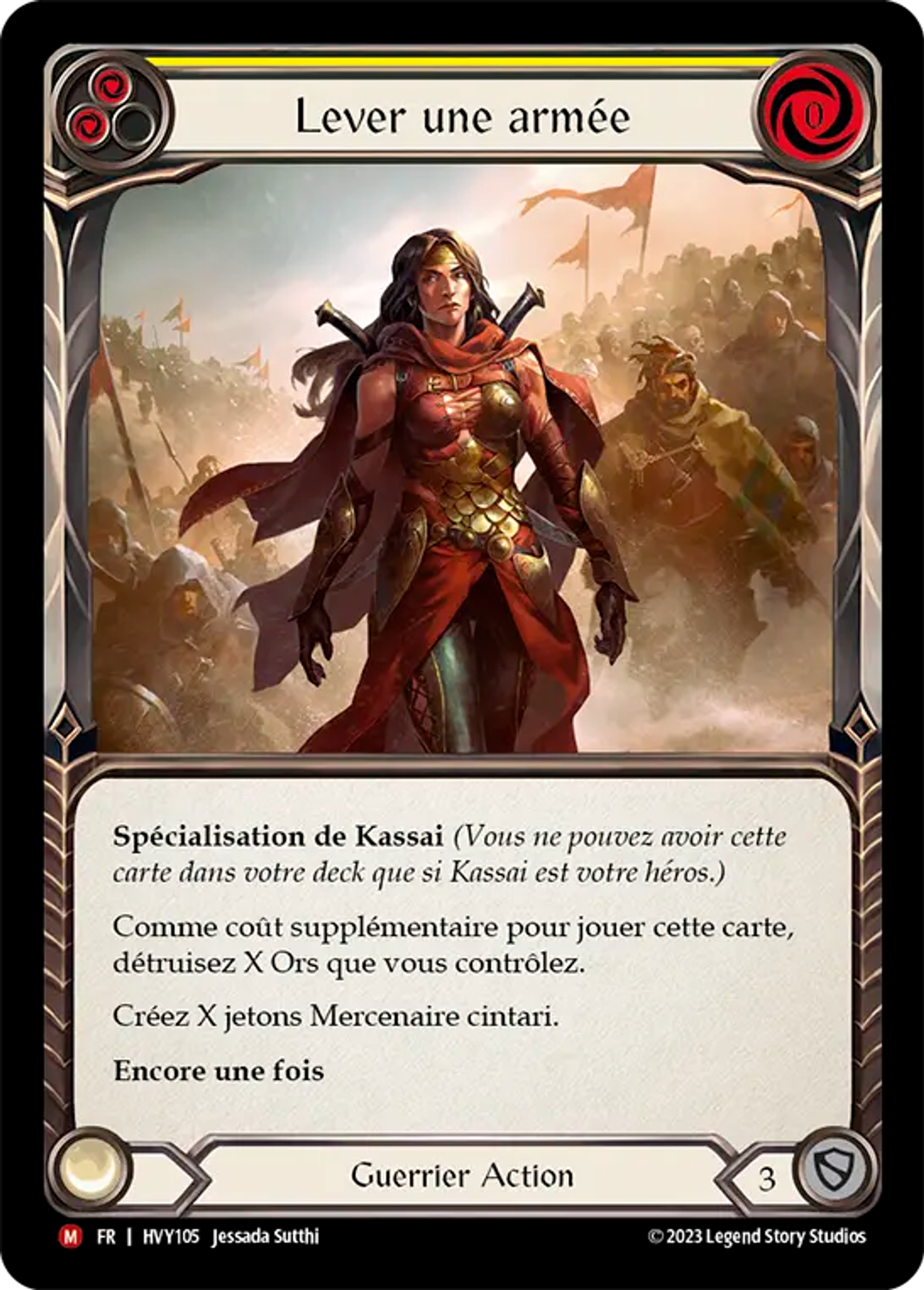 Lever une armée — Heavy Hitters — Flesh and Blood