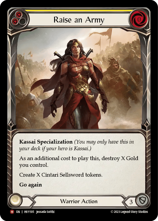 Raise an Army — Heavy Hitters — Flesh and Blood