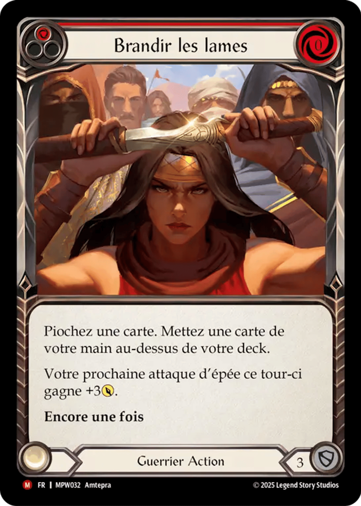 Brandir les lames from Mastery Pack Warrior - Flesh and Blood