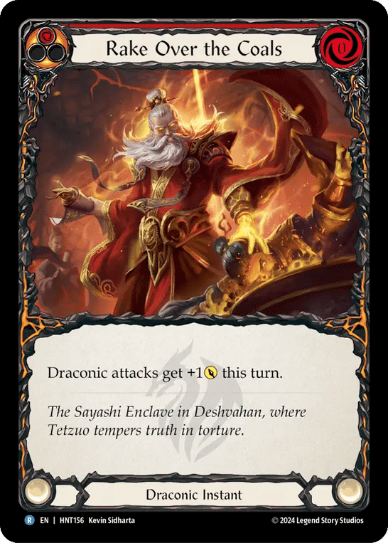 Rake Over the Coals (Red) — The Hunted — Flesh and Blood