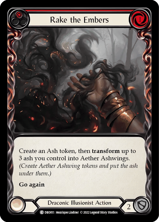 Rake the Embers (Red) — Dromai - Blitz Deck — Flesh and Blood