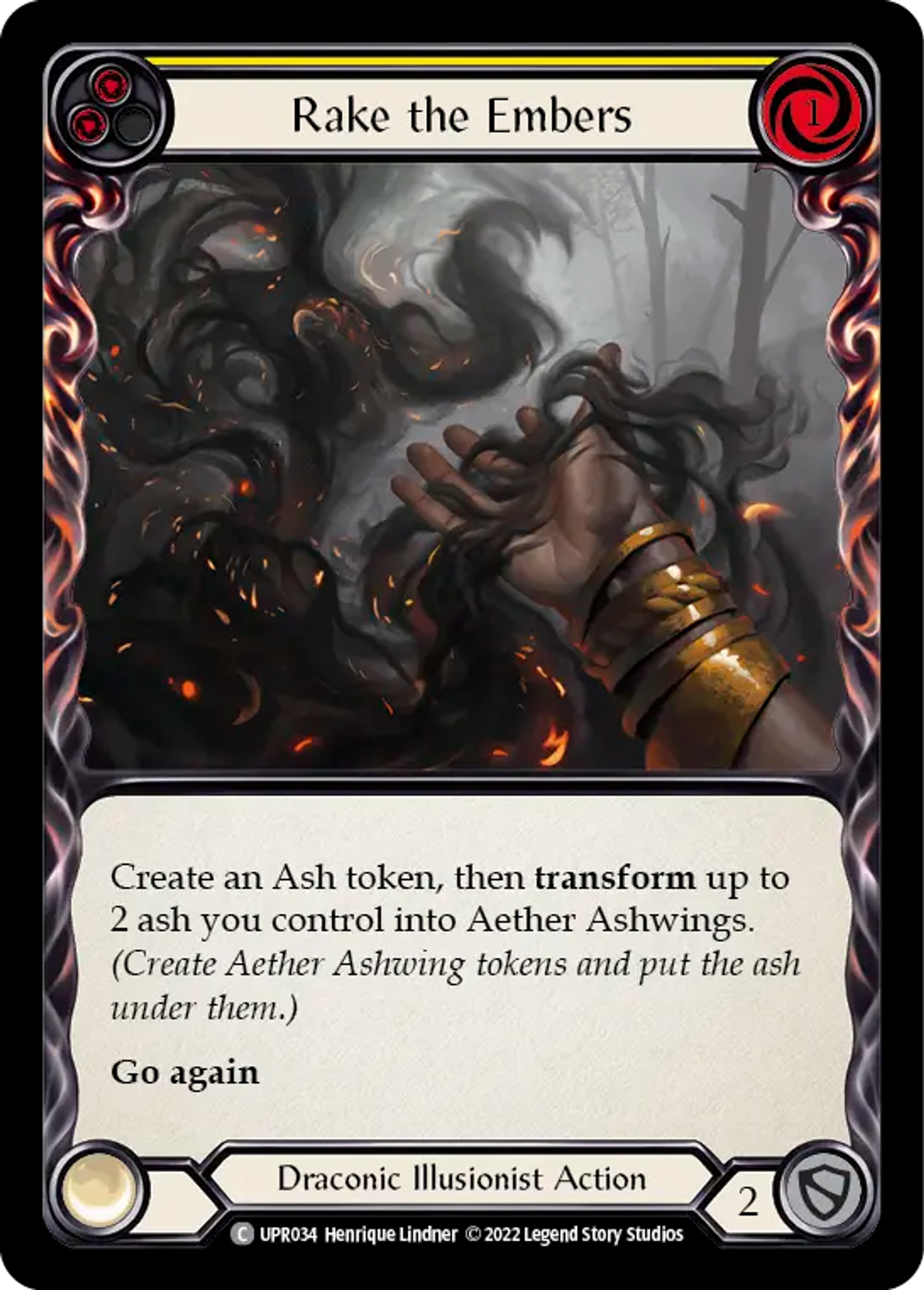 Rake the Embers (Yellow) — Uprising — Flesh and Blood