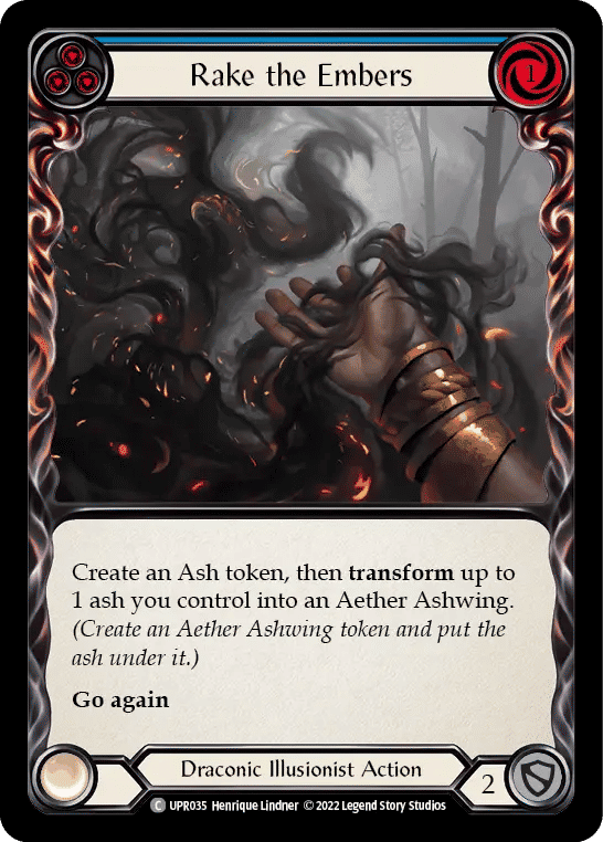 Rake the Embers (Blue) — Uprising — Flesh and Blood
