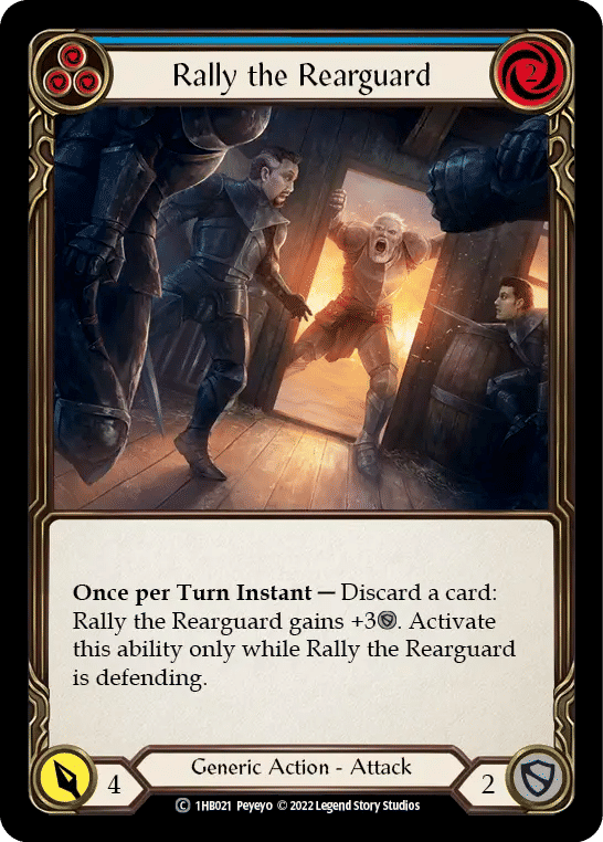 Rally the Rearguard (Blue) — Bravo - Blitz Deck — Flesh and Blood
