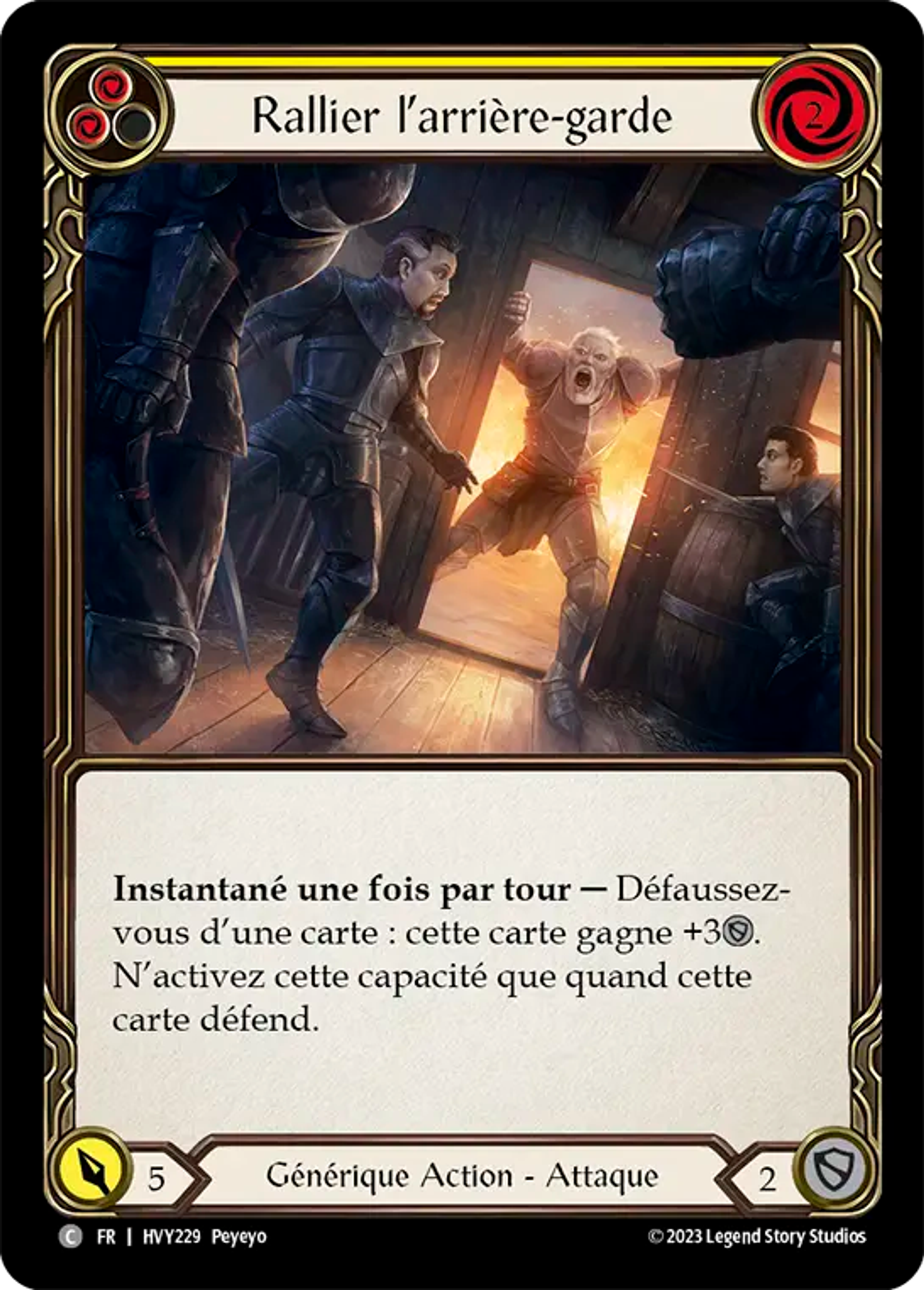 Rallier l’arrière-garde — Heavy Hitters — Flesh and Blood