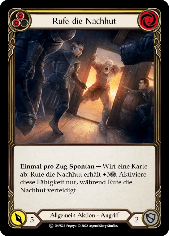 Rally the Rearguard (Yellow) — History Pack 2 - Black Label — Flesh and Blood
