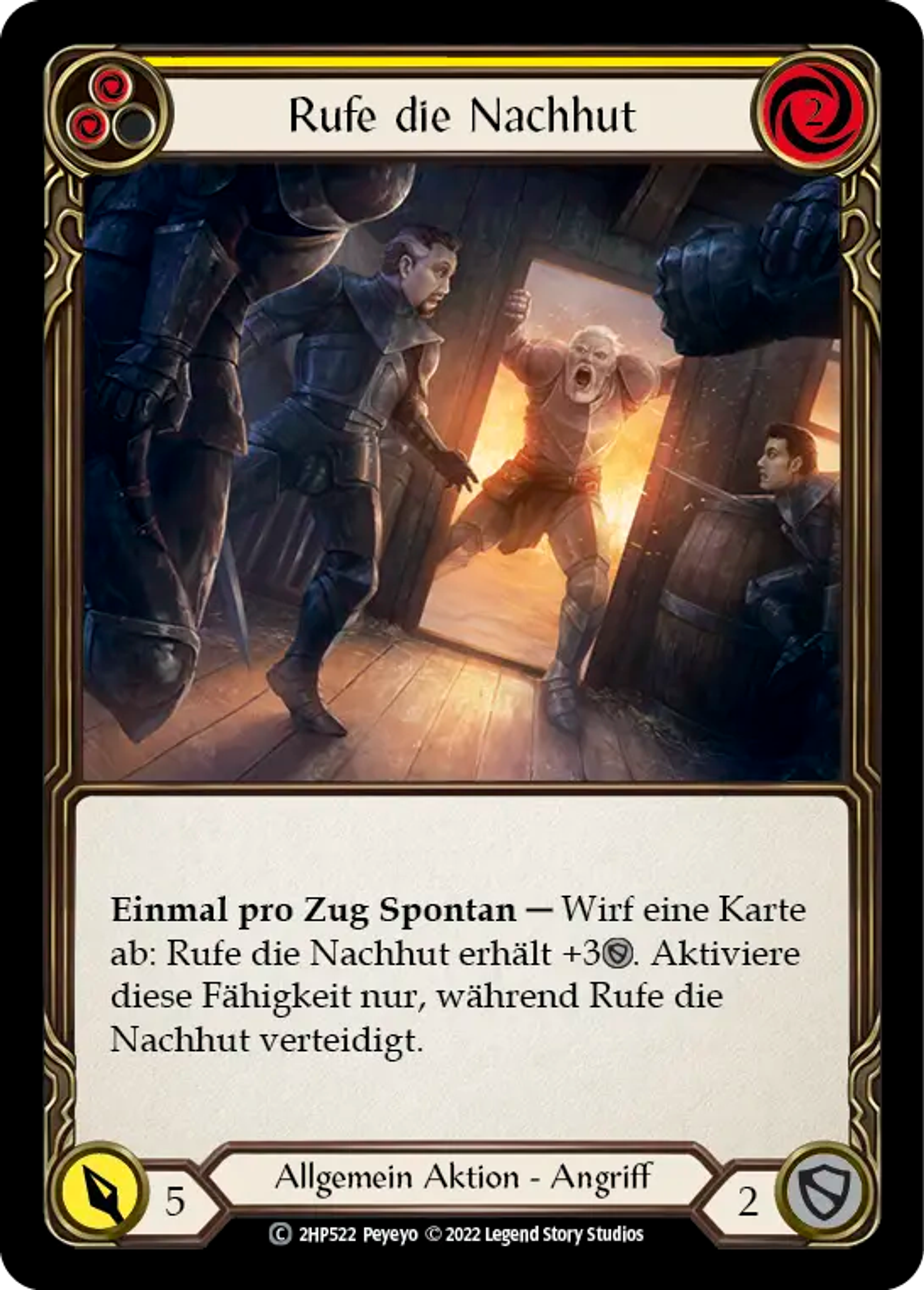 Rally the Rearguard (Yellow) — History Pack 2 - Black Label — Flesh and Blood