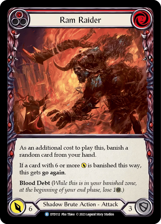 Ram Raider (Red) — Dusk till Dawn — Flesh and Blood