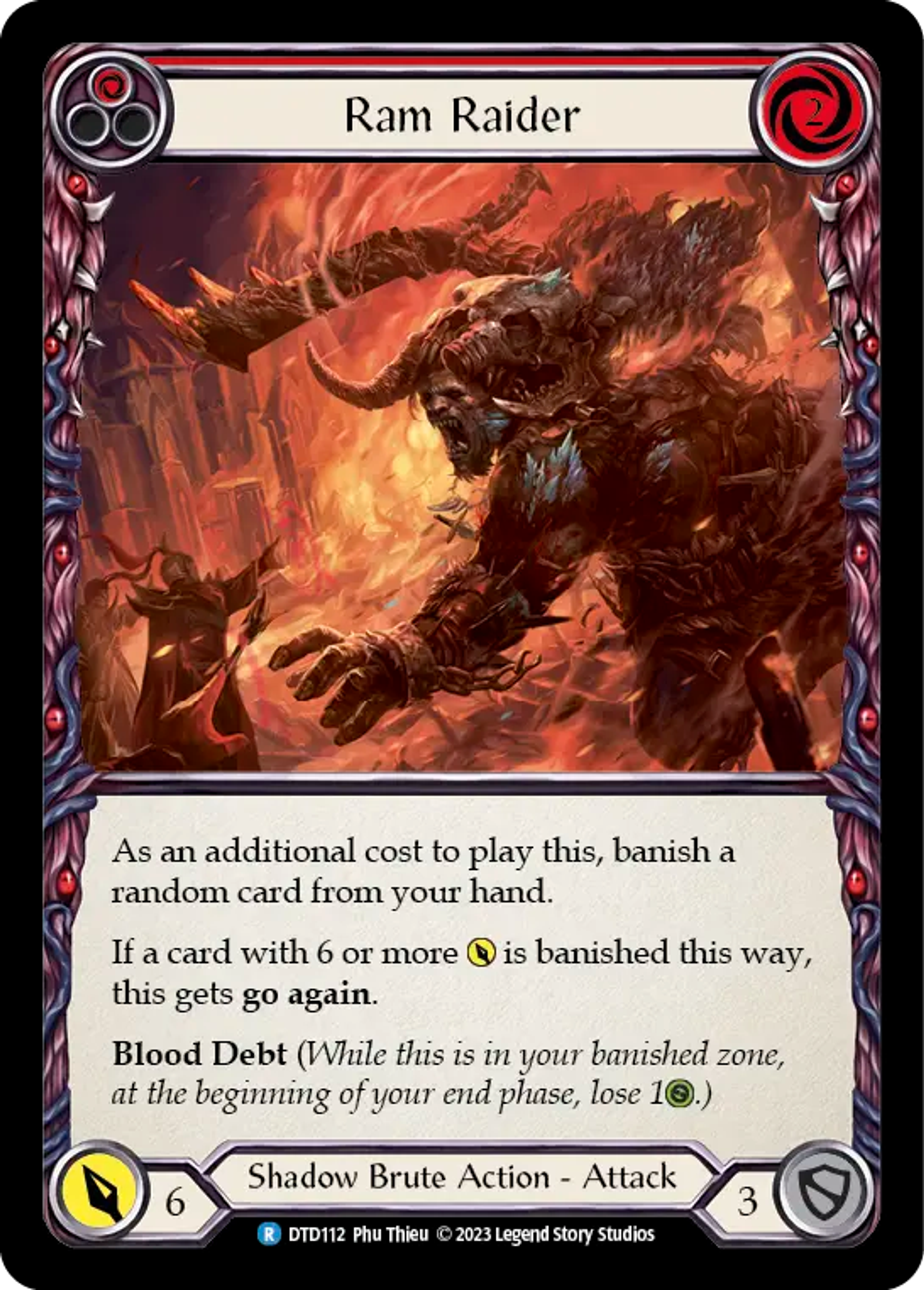 Ram Raider (Red) — Dusk till Dawn — Flesh and Blood
