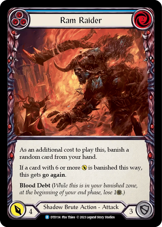 Ram Raider (Blue) — Dusk till Dawn — Flesh and Blood