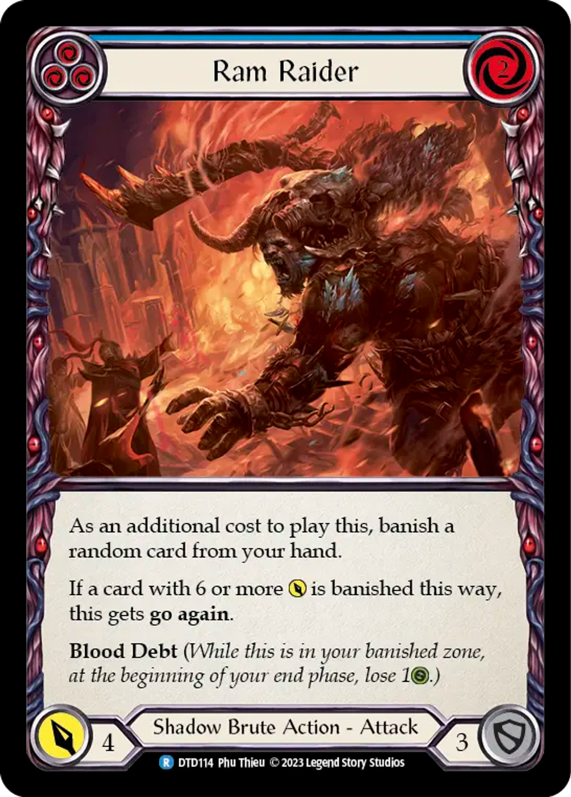 Ram Raider (Blue) — Dusk till Dawn — Flesh and Blood