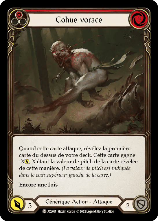 Cohue vorace — Azalea - Blitz Deck — Flesh and Blood