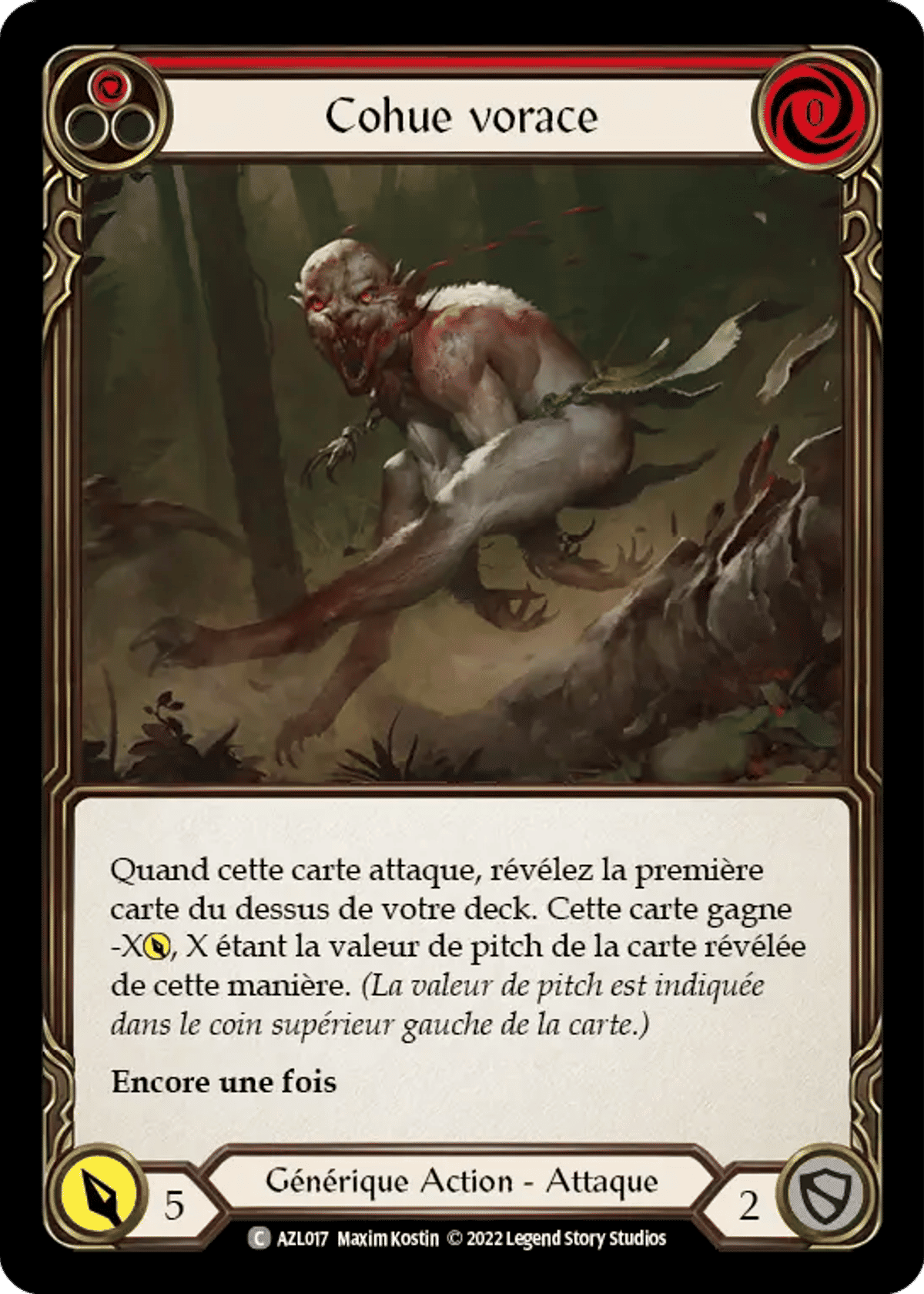 Cohue vorace from Azalea - Blitz Deck - Flesh and Blood