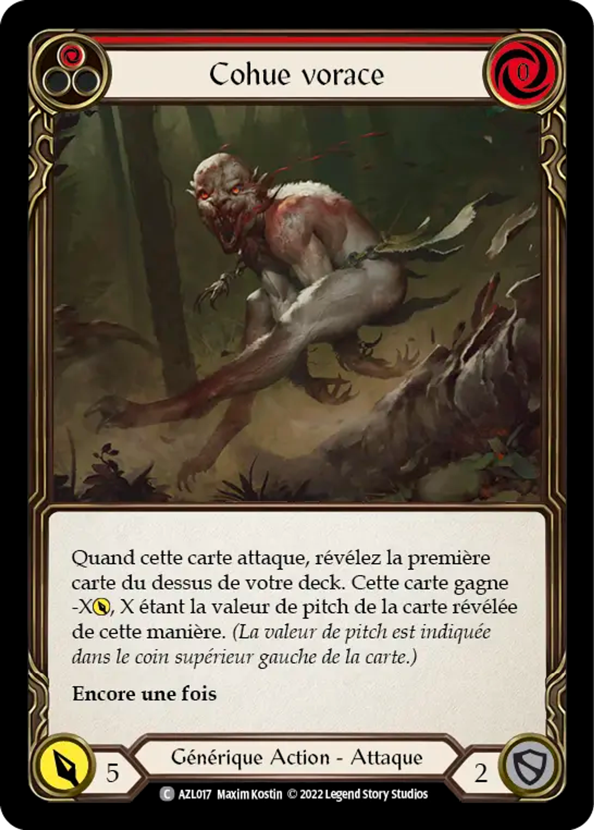 Cohue vorace — Azalea - Blitz Deck — Flesh and Blood