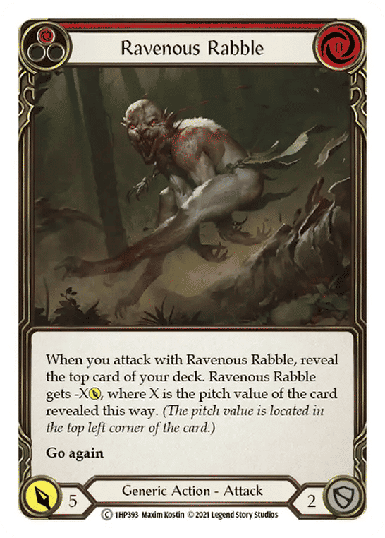 Ravenous Rabble (Red) — History Pack 1 — Flesh and Blood