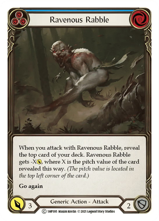 Ravenous Rabble (Blue) — History Pack 1 — Flesh and Blood