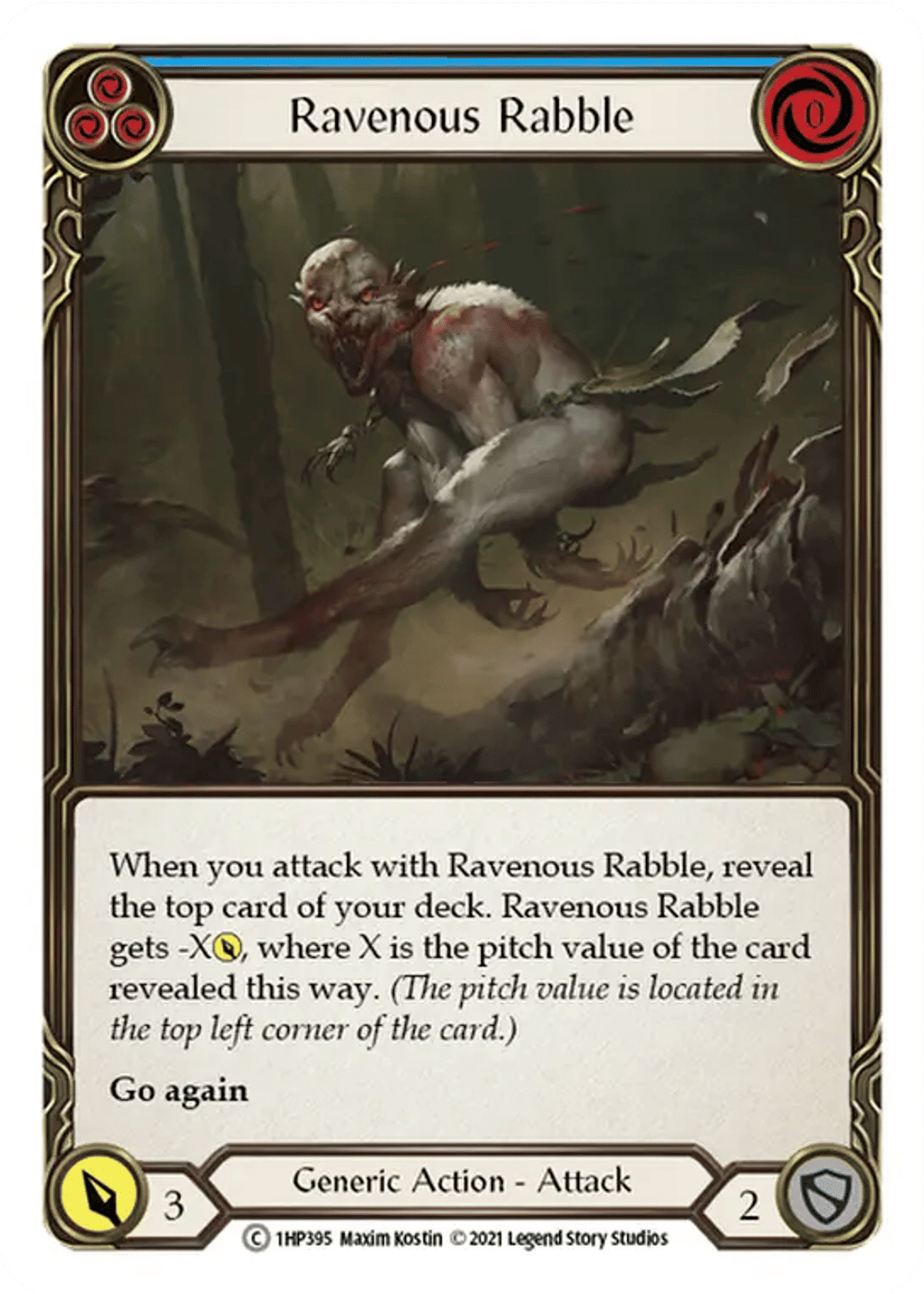 Ravenous Rabble (Blue) from History Pack 1 - Flesh and Blood