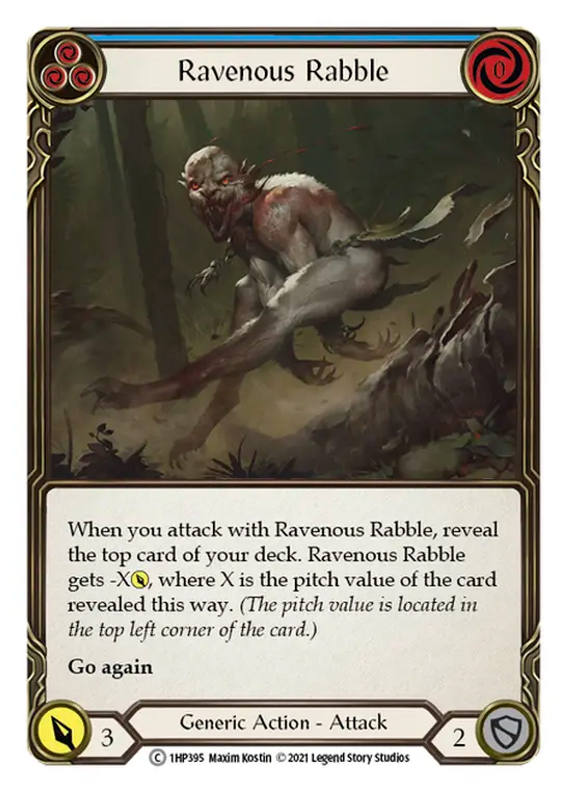 Ravenous Rabble (Blue) — History Pack 1 — Flesh and Blood