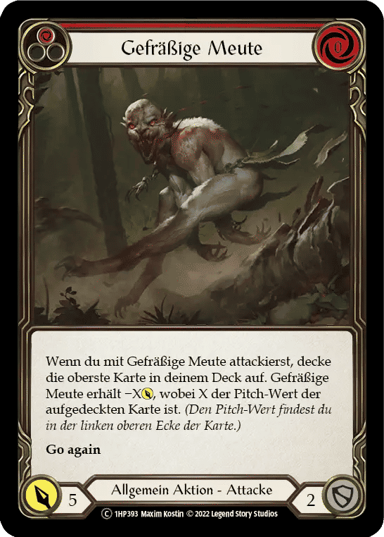 Ravenous Rabble (Red) — History Pack 1 - Black Label — Flesh and Blood