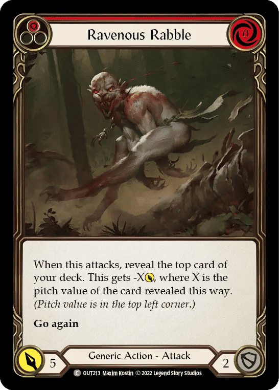 Ravenous Rabble (Red) — Outsiders — Flesh and Blood