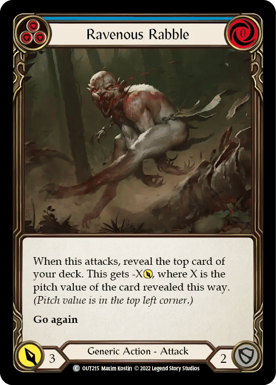 Ravenous Rabble (Blue) — Outsiders — Flesh and Blood