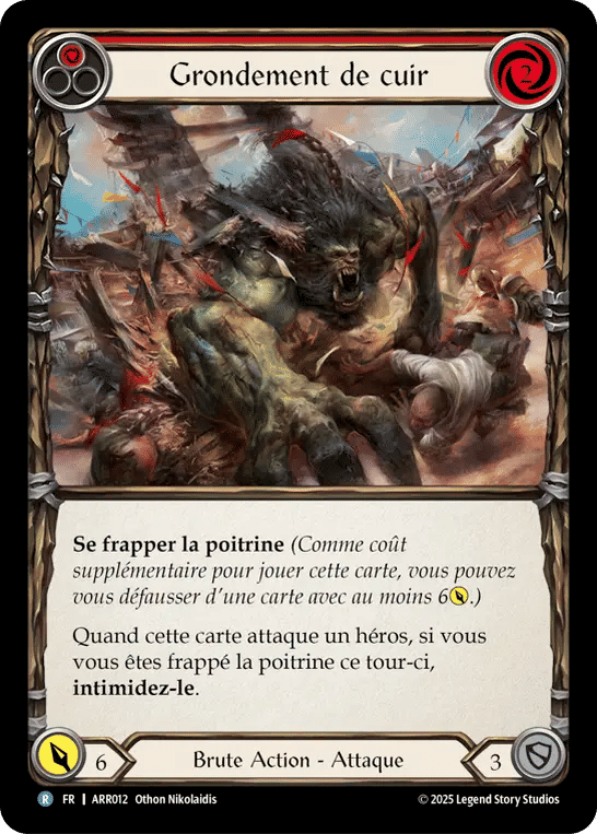 Rawhide Rumble (Red) — Armory Deck - Rhinar, Reckless Rampage — Flesh and Blood