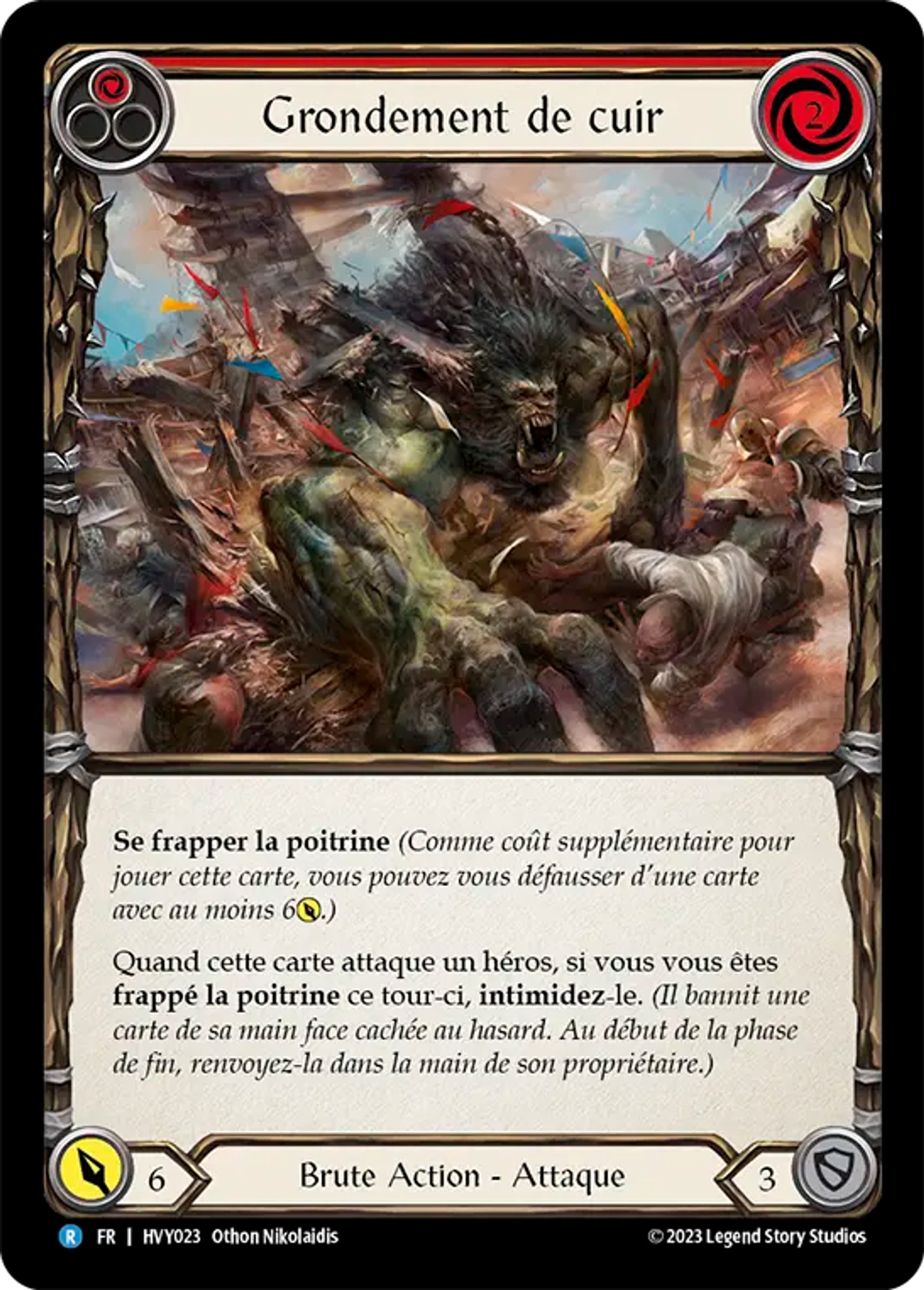 Grondement de cuir — Heavy Hitters — Flesh and Blood