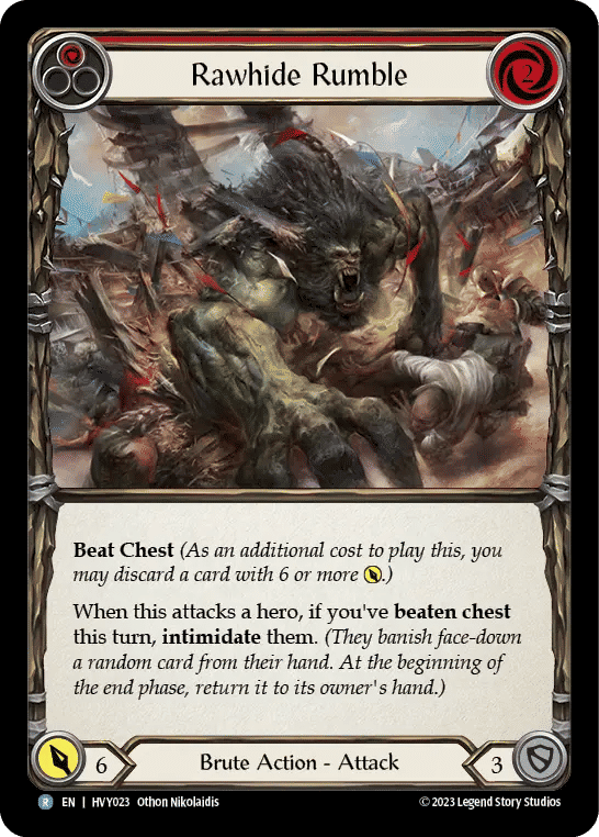 Rawhide Rumble (Red) — Heavy Hitters — Flesh and Blood