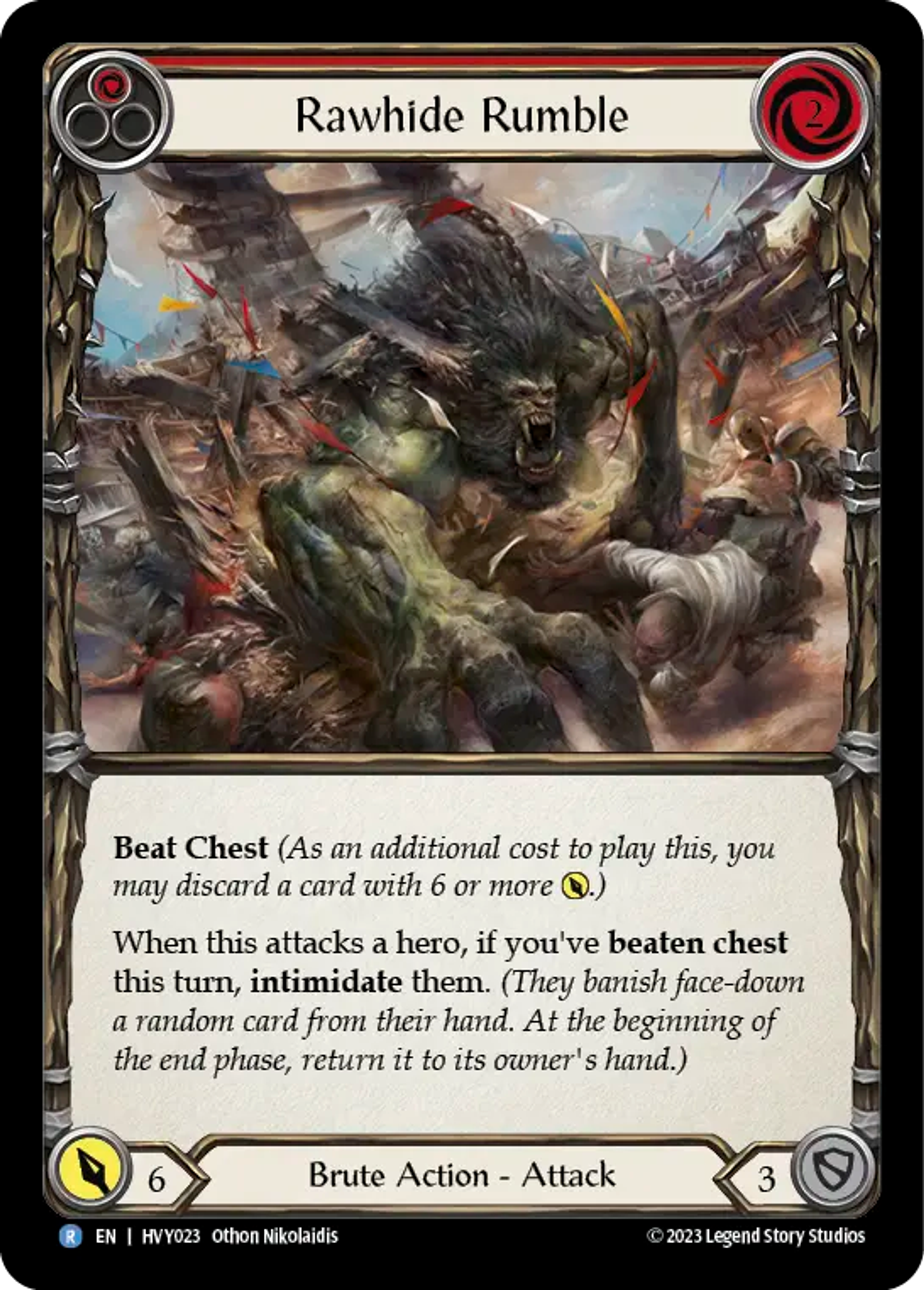 Rawhide Rumble (Red) — Heavy Hitters — Flesh and Blood