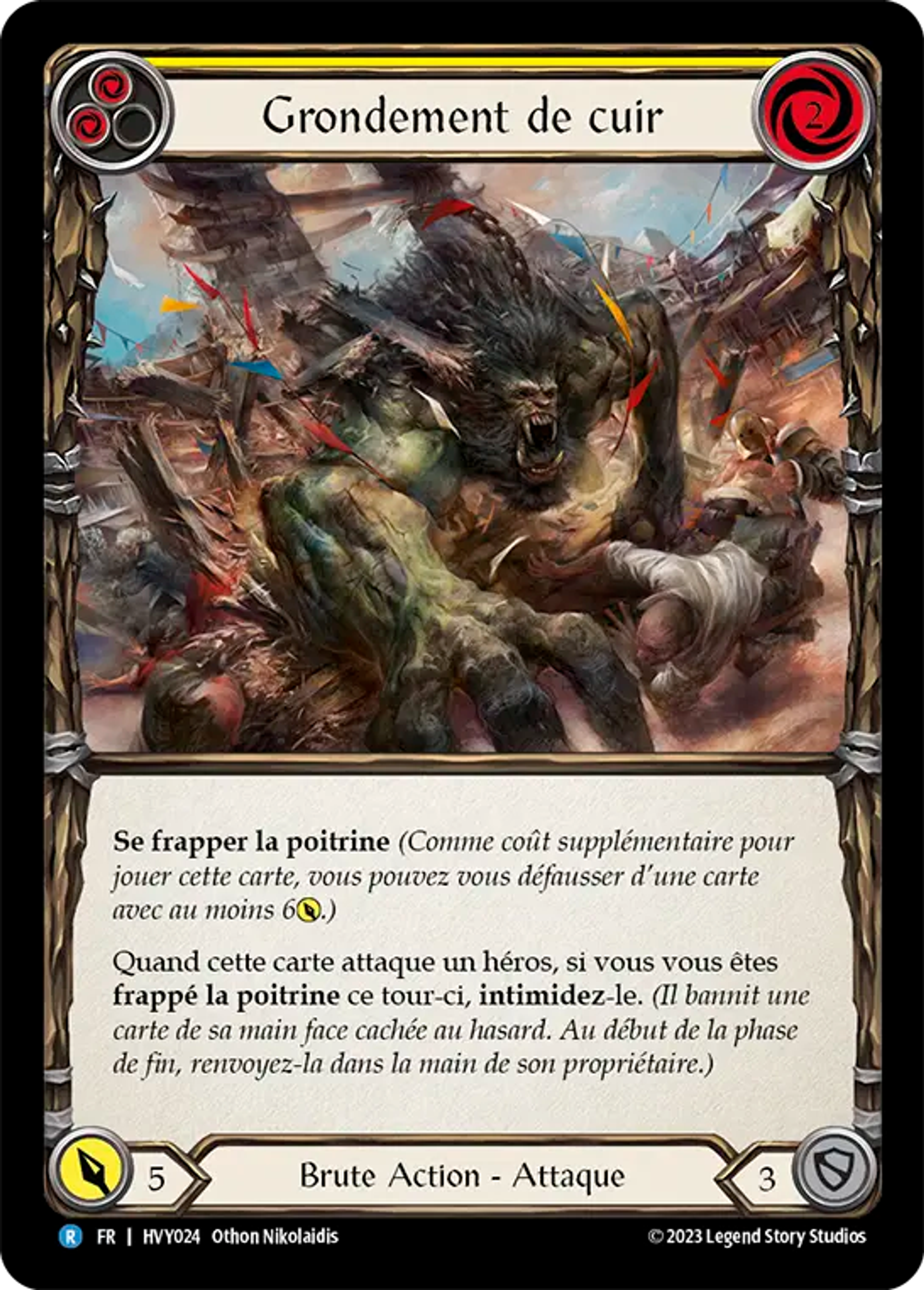 Grondement de cuir — Heavy Hitters — Flesh and Blood