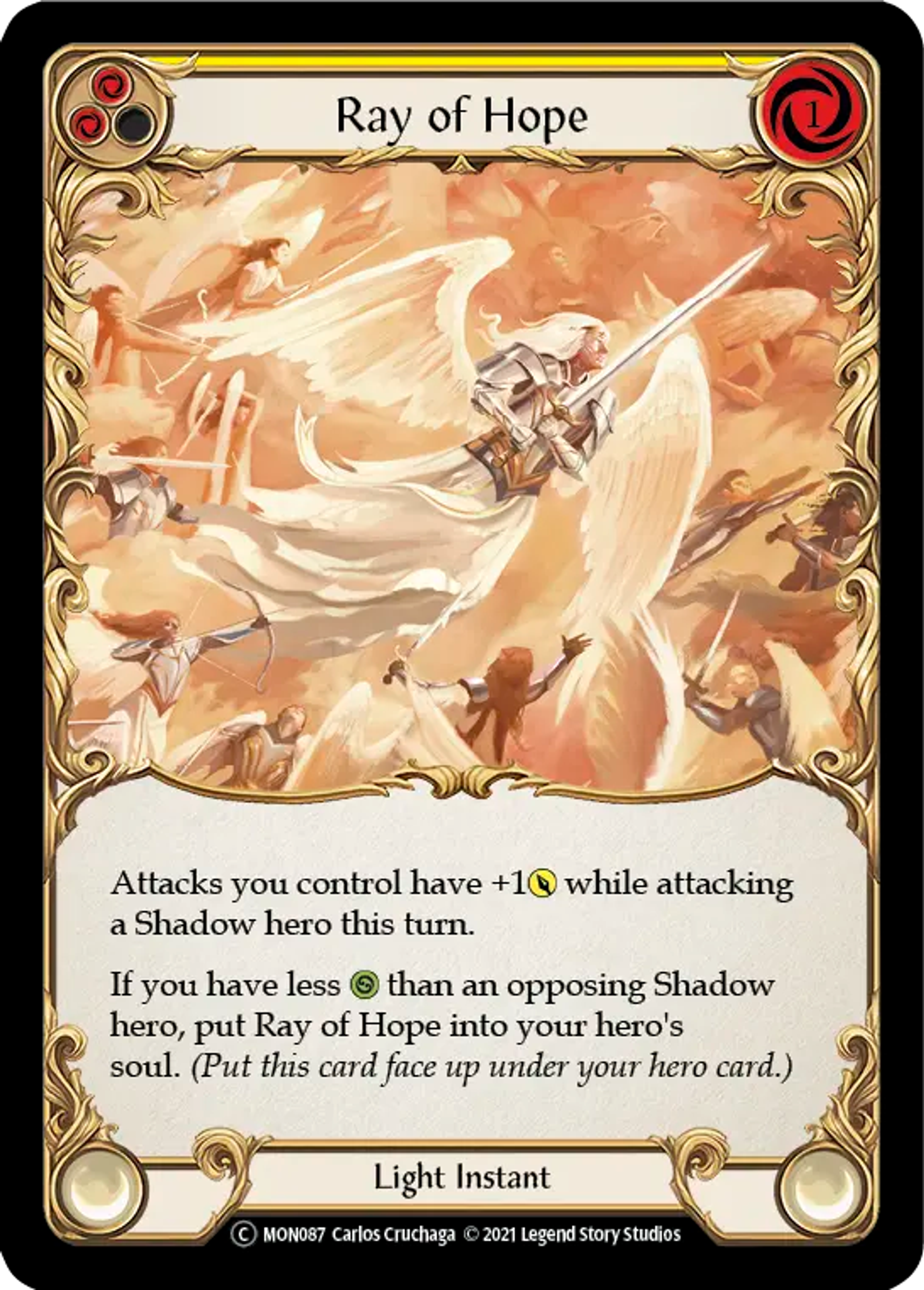 Ray of Hope (Yellow) — Monarch - Unlimited — Flesh and Blood