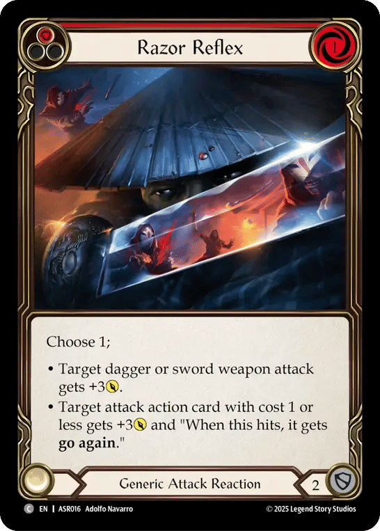 Razor Reflex (Red) — Armory Deck - Ira, Scarlet Revenger — Flesh and Blood