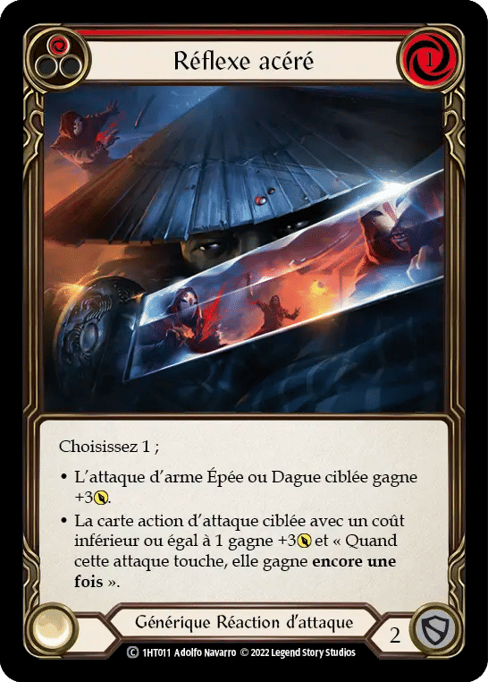 Réflexe acéré — Dorinthea - Blitz Deck — Flesh and Blood