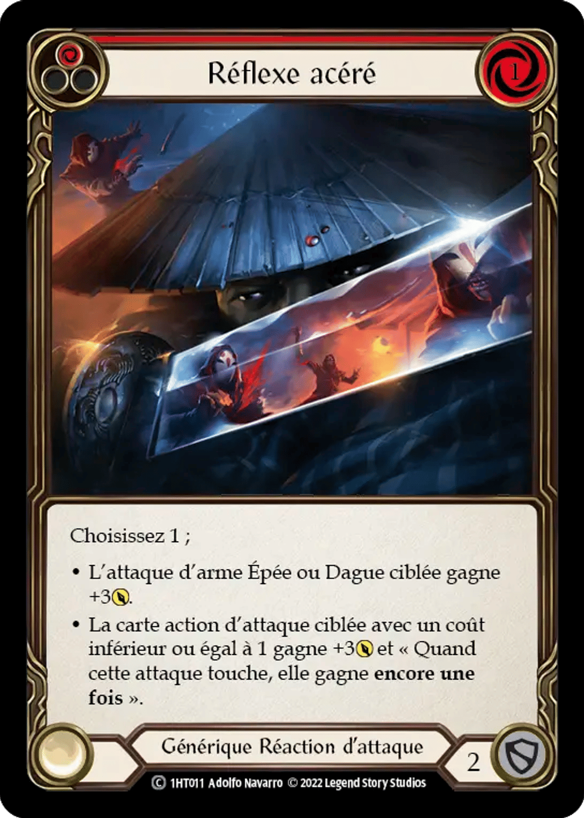 Réflexe acéré from Dorinthea - Blitz Deck - Flesh and Blood