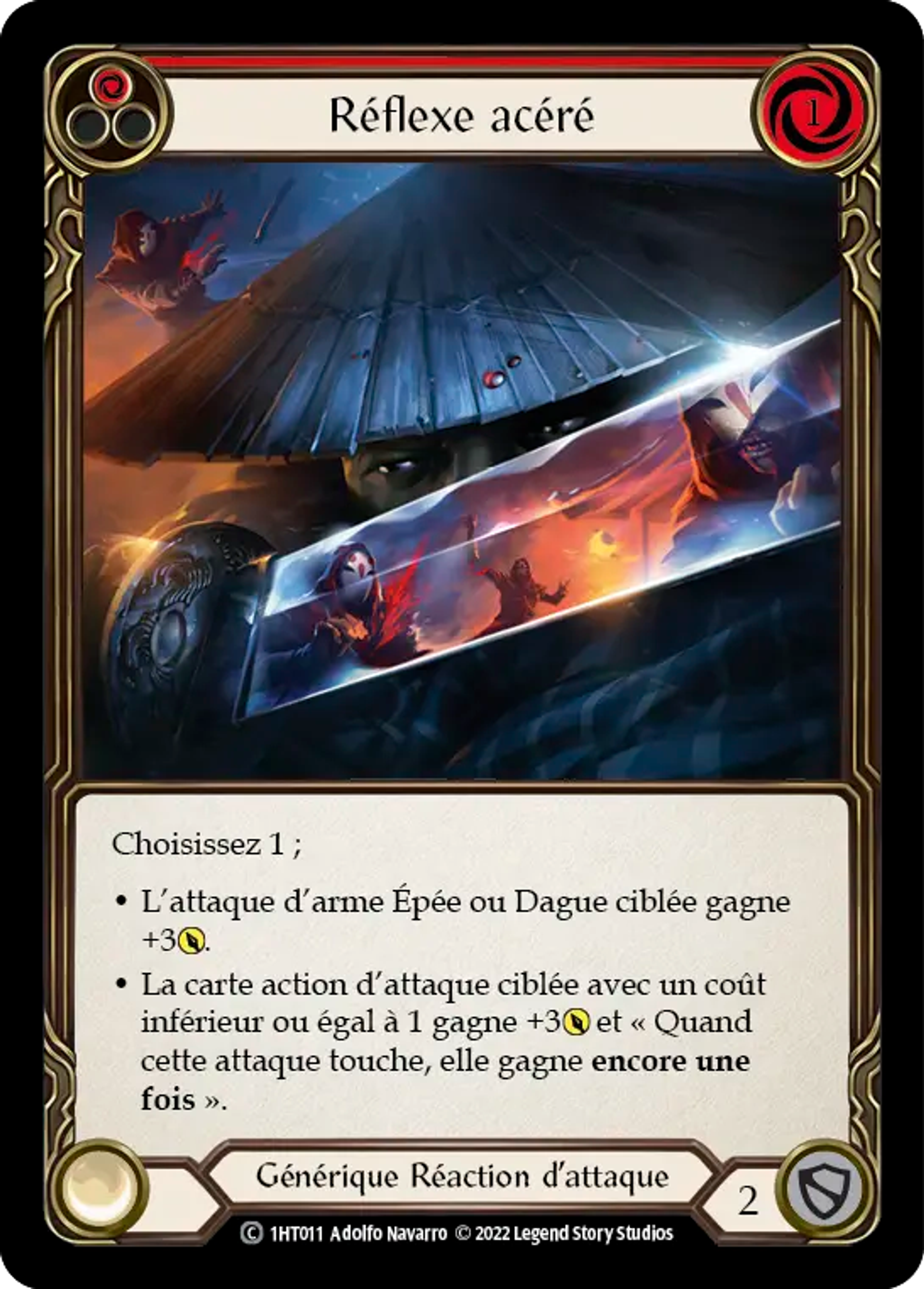 Réflexe acéré — Dorinthea - Blitz Deck — Flesh and Blood