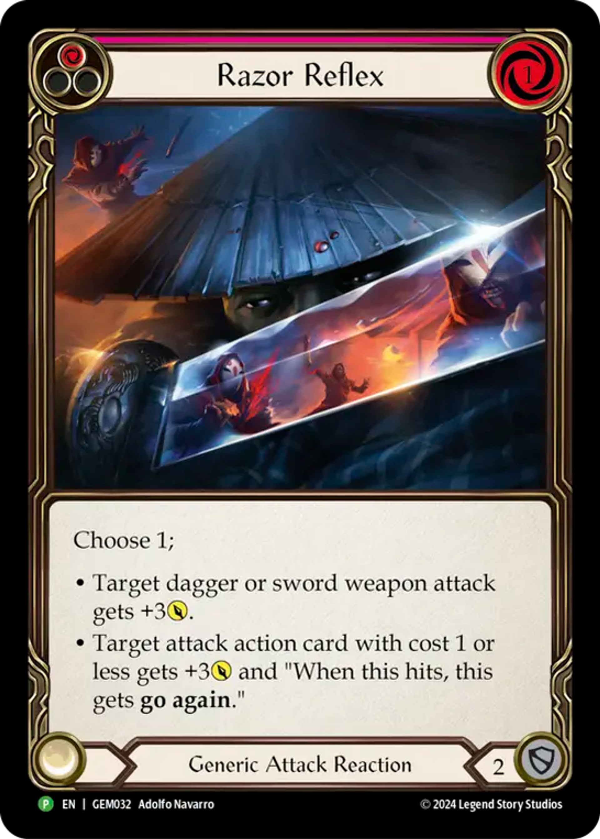 Razor Reflex — GEM - Pack 1 — Flesh and Blood