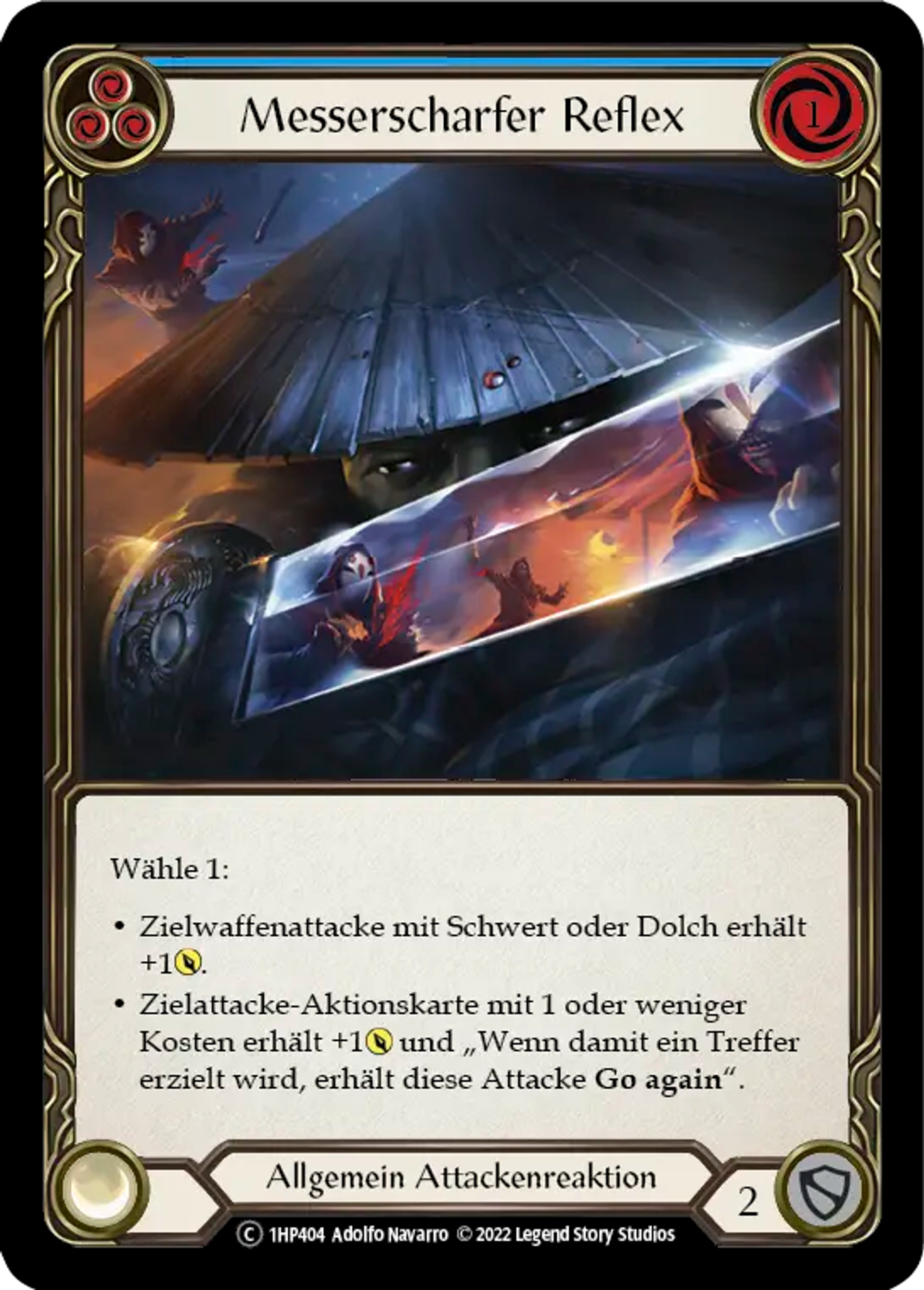 Razor Reflex (Blue) — History Pack 1 - Black Label — Flesh and Blood