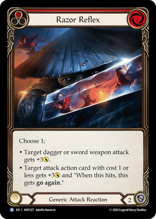 Razor Reflex (Red) — The Hunted — Flesh and Blood