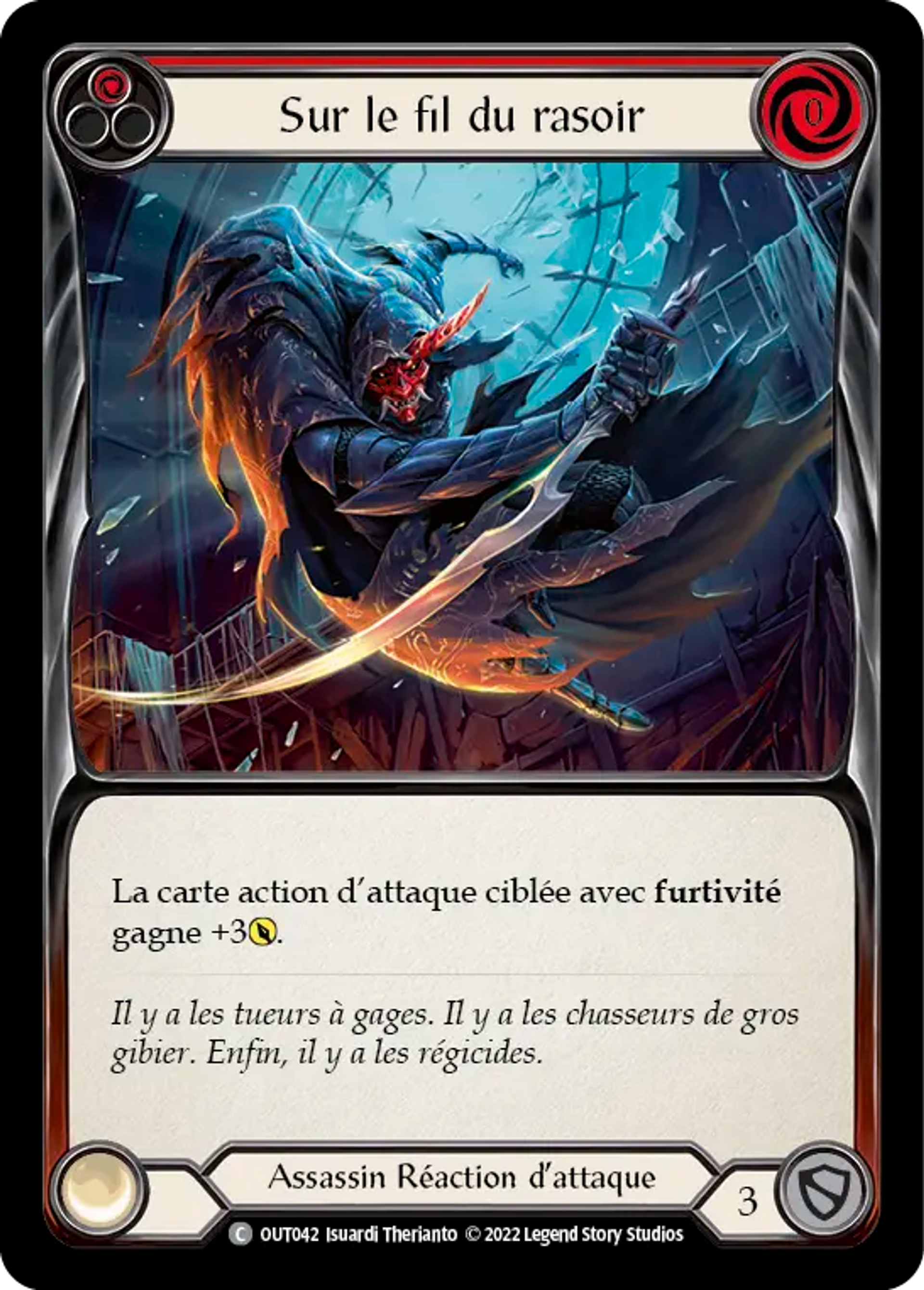 Sur le fil du rasoir — Outsiders — Flesh and Blood