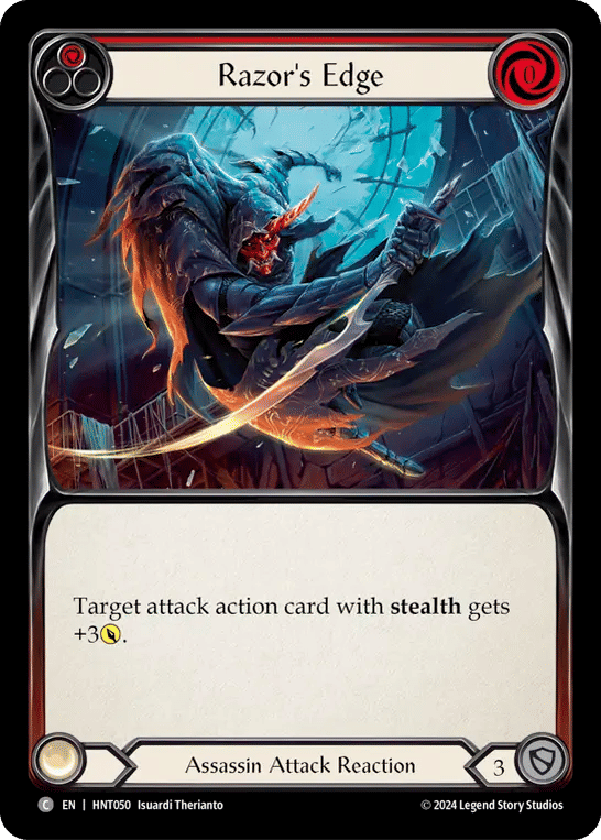 Razor's Edge (Red) — The Hunted — Flesh and Blood