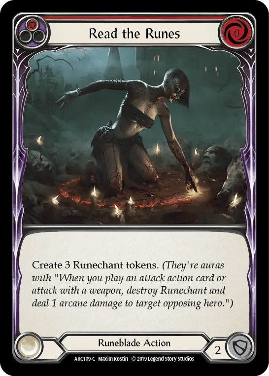 Read the Runes (Red) — Arcane Rising — Flesh and Blood