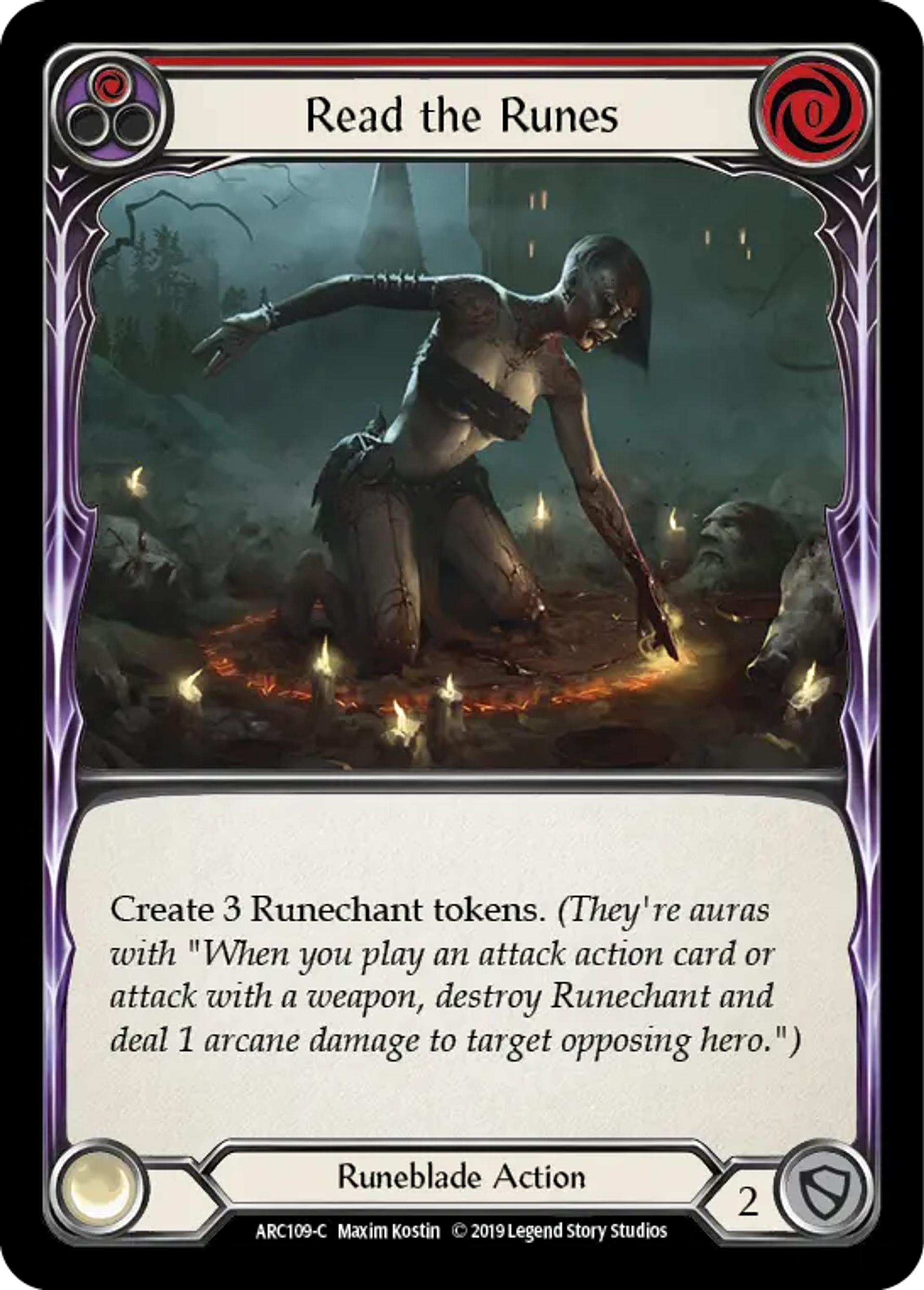 Read the Runes (Red) — Arcane Rising — Flesh and Blood